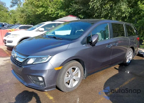 2020 Honda Odyssey Ex z USA, uszkodzony, nr VIN 5FNRL6H51LB017896